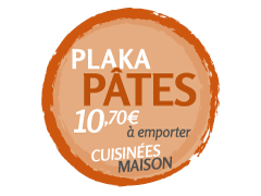promo Plaka avec pâtes Maison