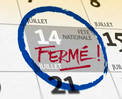 Restaurant fermé ce 14 juillet