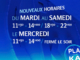 Nouveaux Horaires Mai 2026